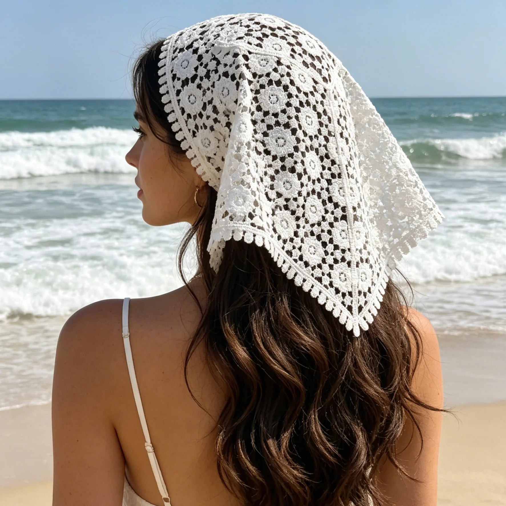 SOERA Celeste Bohemian Triangle Headscarf - Accessories -