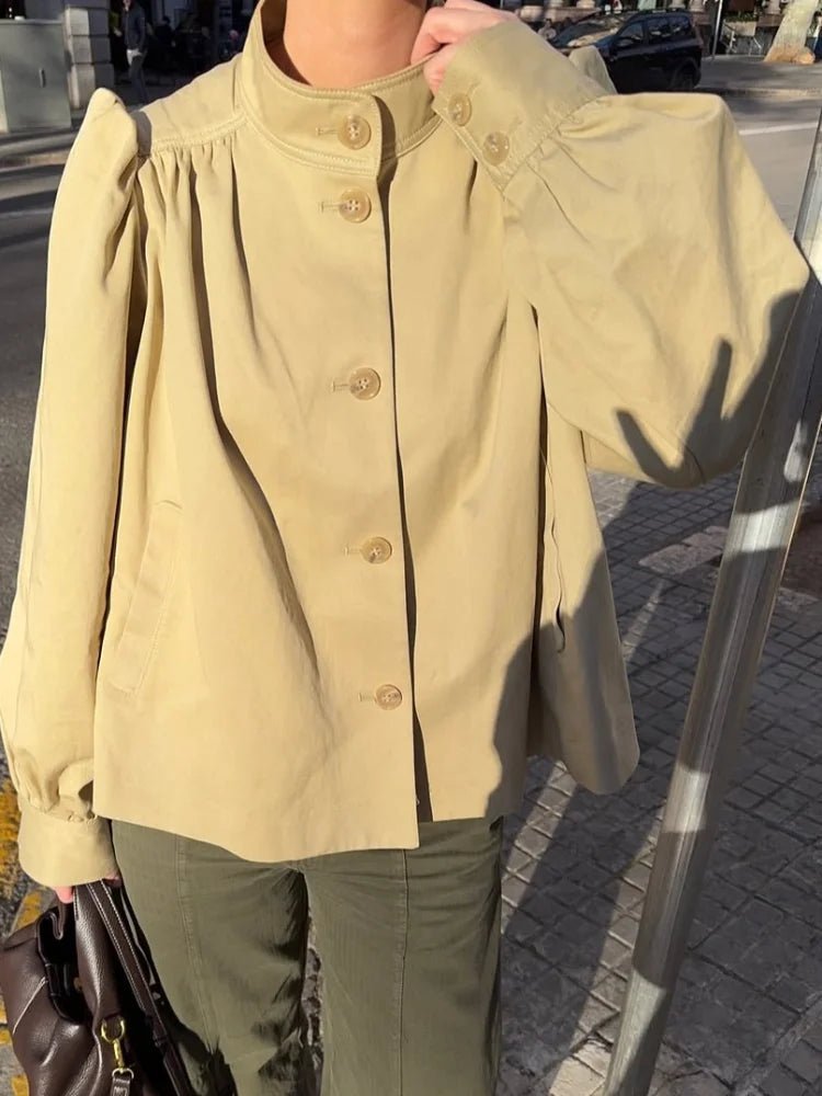 SOERA Pia Puff Sleeve Jacket - Coats & Jackets - 1005011756782754-;Yn1774012030860472951 S