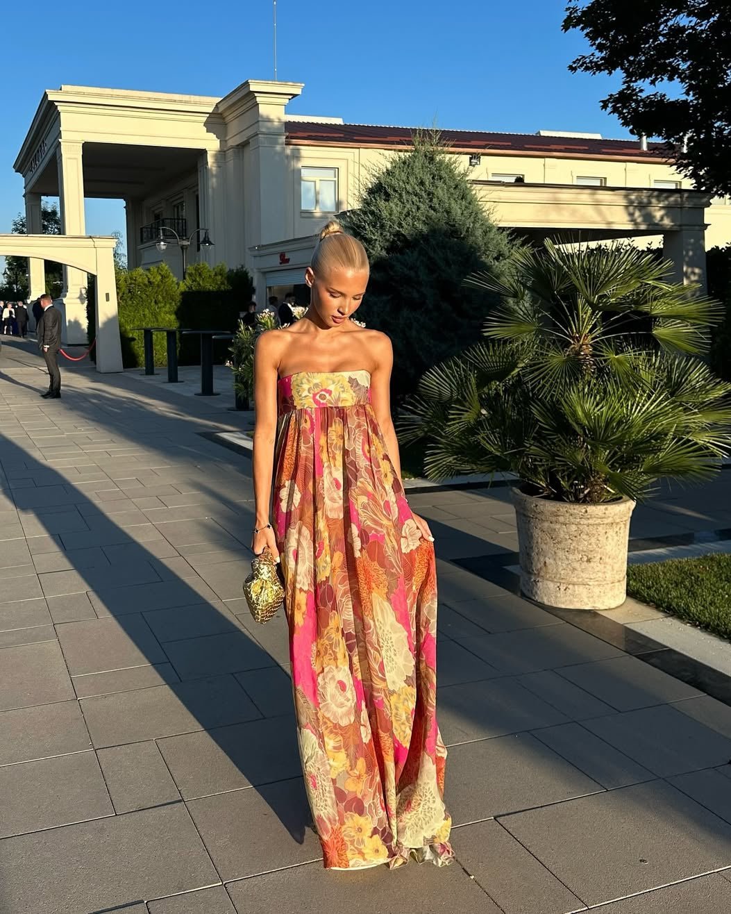 SOERA Amaya Floral Strapless Maxi Dress - Dress - SOERA-352963-MUL-S-39811 Multicolor S