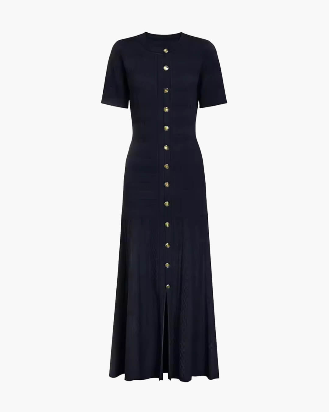 SOERA Quinn Ribbed Knit Midi Dress - Dress - Navy XS