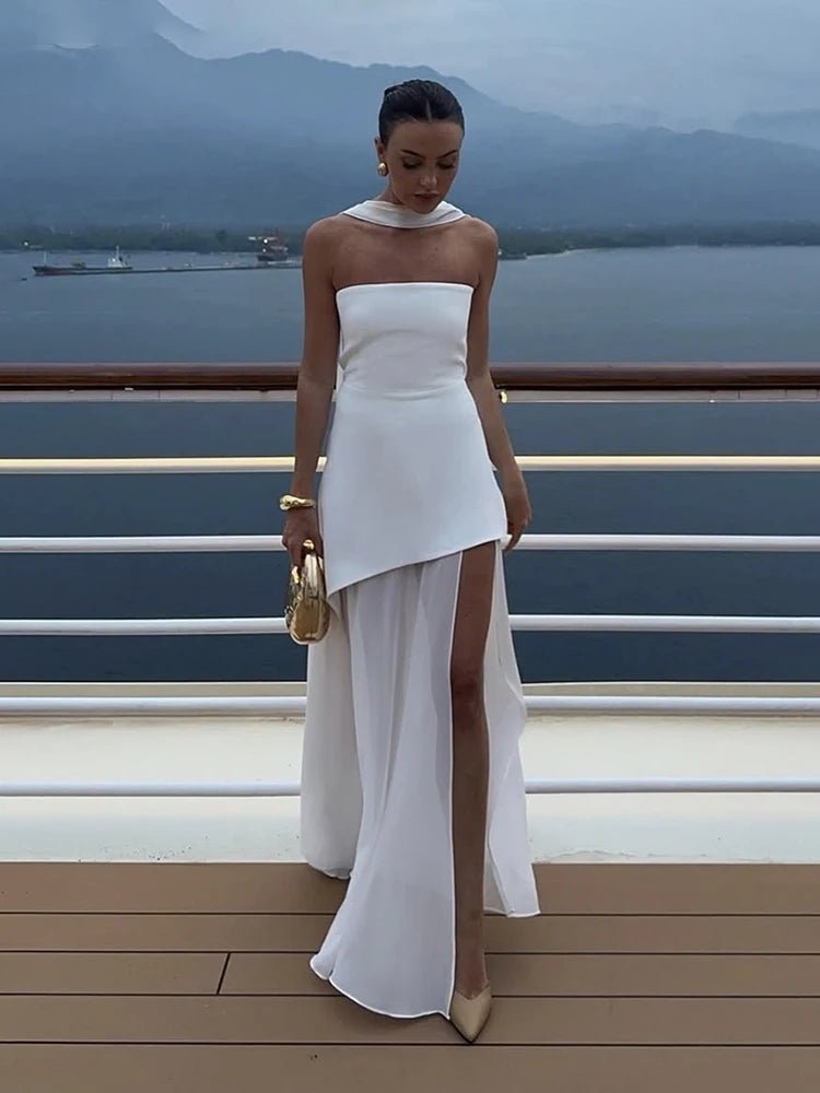 SOERA Astoria Strapless Bodice Maxi Dress - Dresses - White S