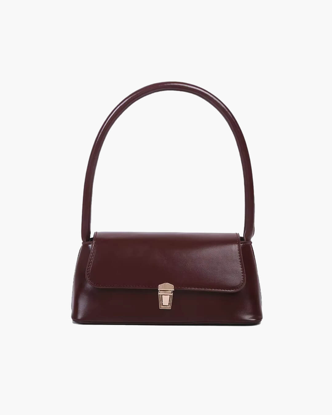 SOERA Tracy Leather Shoulder Bag - Handbags - 3256806228223707-;Wz1754570365850564742 Dark Brown
