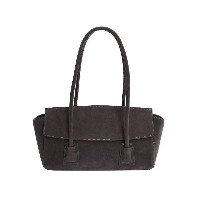 SOERA Yara Sequined Faux Suede Tote Bag - Handbags - Brown