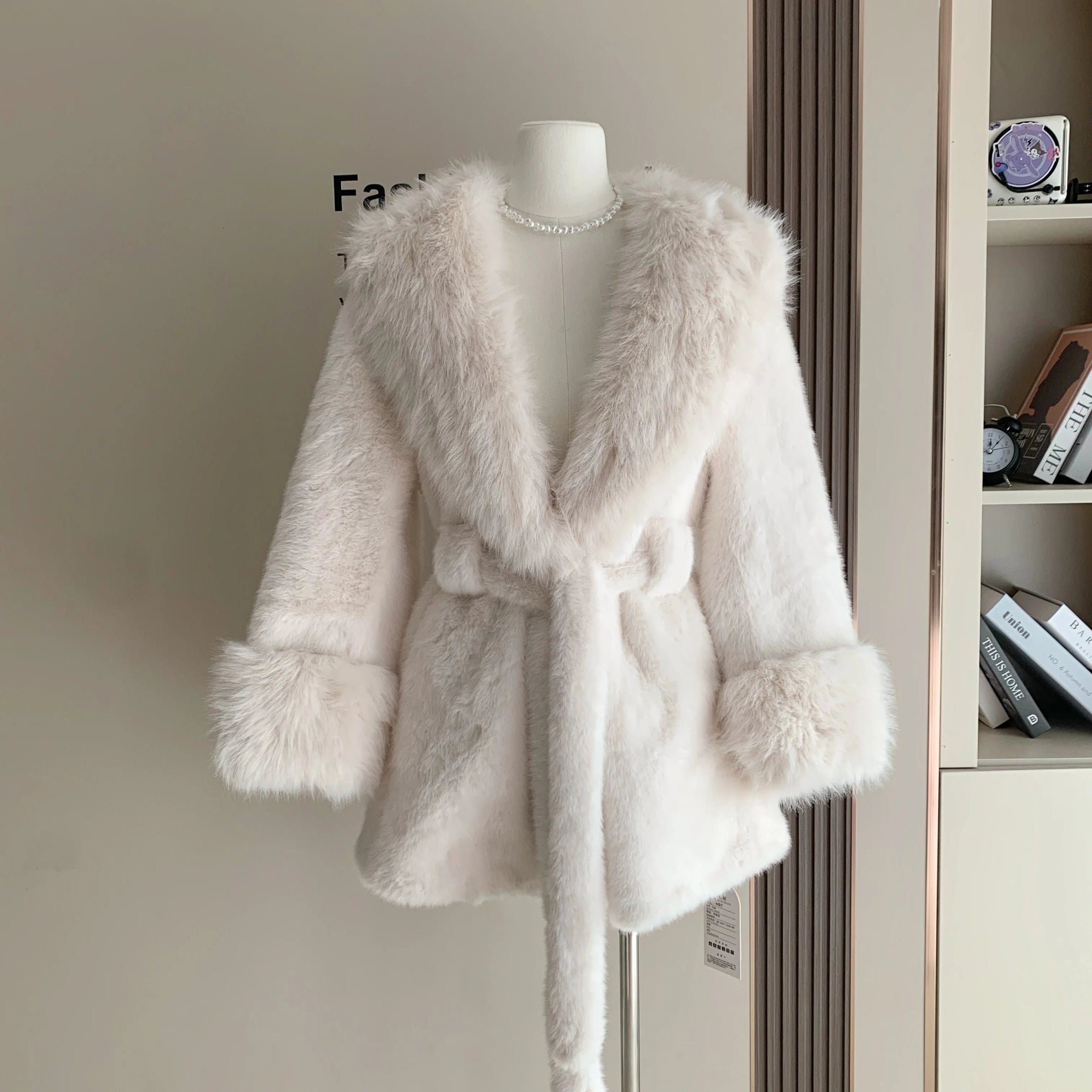 SOERA Jessa Faux Fur Trim Coat - Jackets - Brown M