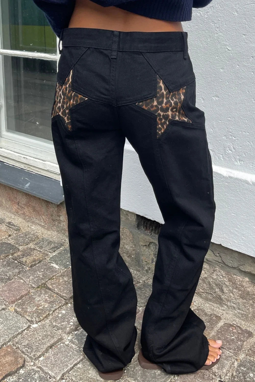 SOERA Charlize Star Patchwork Color - Block Jeans - Pants - Blue S