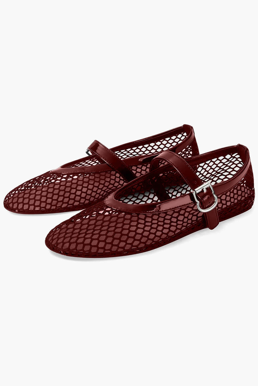 SOERA Rebecca Mesh Ballet Flats - Shoes - Beige 36