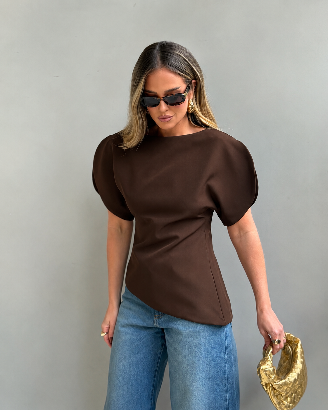 Sienna trikot top s balon rukavima