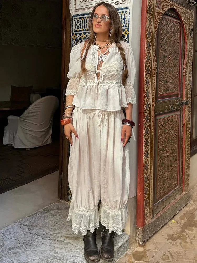 Sophia čipkasti lanterinski komplet