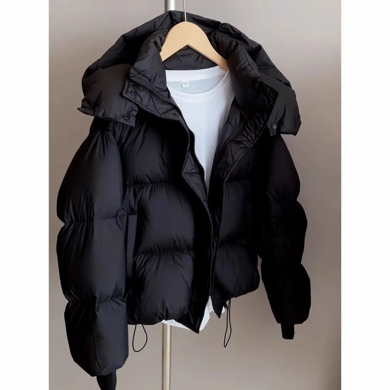 Bella Thick Hooded Puffer Jacket