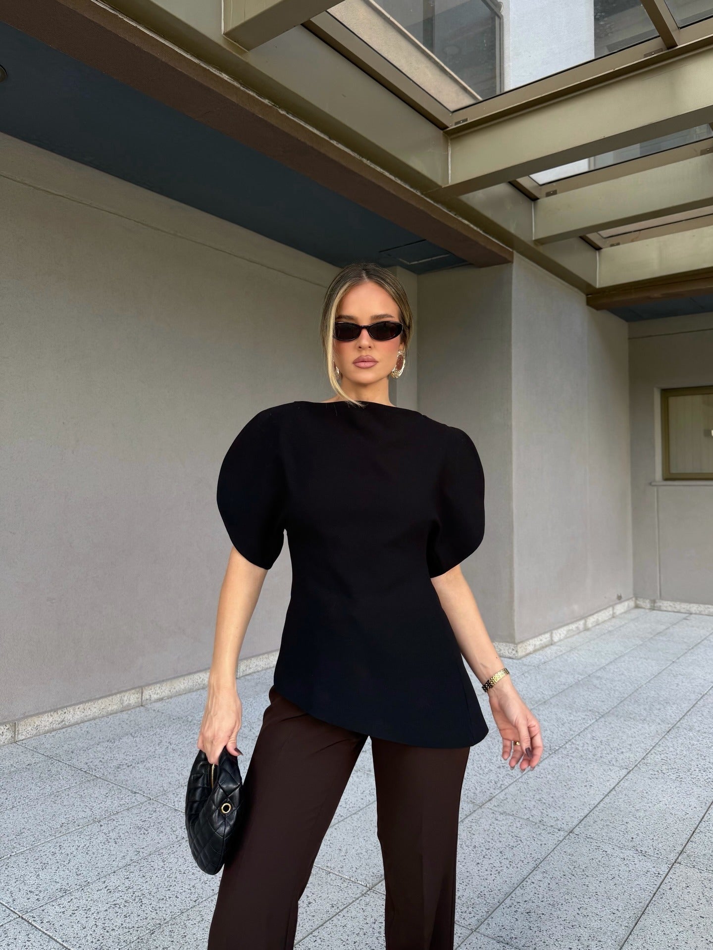 Sienna trikot top s balon rukavima
