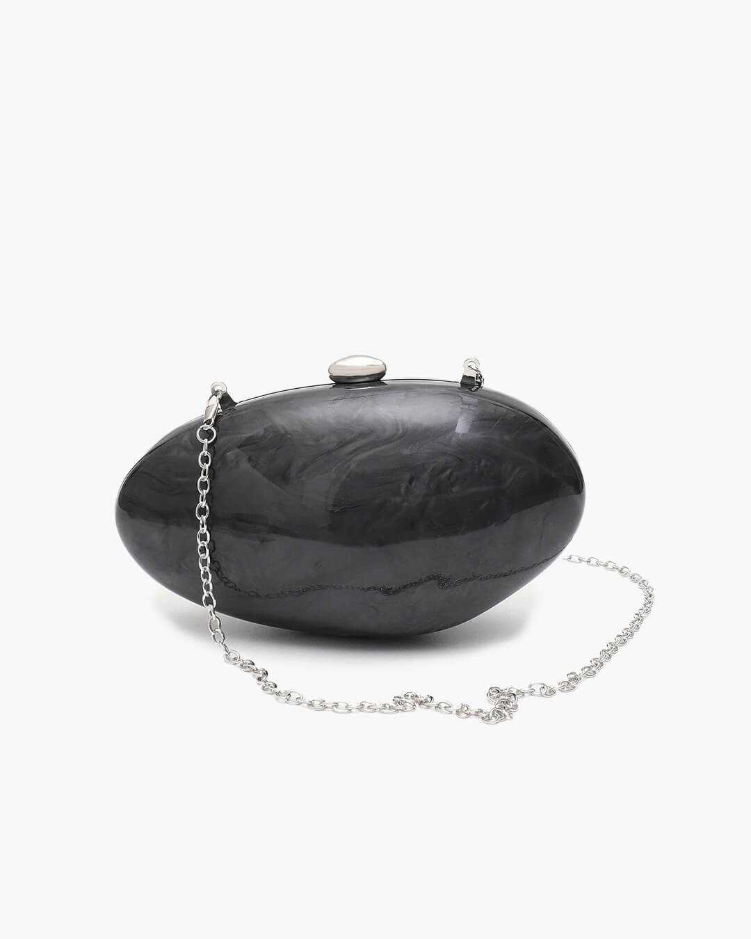 Bianca Shell-Shaped Acrylic Evening Clutch
