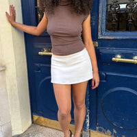 Carmen mini skort uz tijelo s niskim strukom