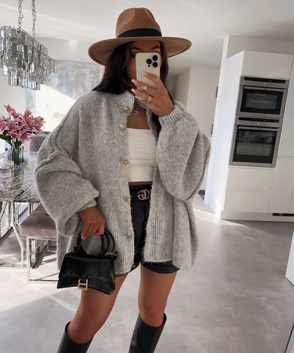 SOERA Greta Long Cardigan - Cardigans - YX1758162480457352170 Gray S