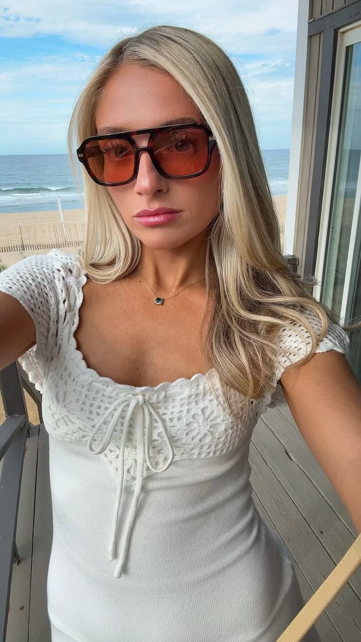 SOERA Nadia Crochet Square Neck Mini Dress - Dress - SOERA-986307-DEF-OS-30308 White S