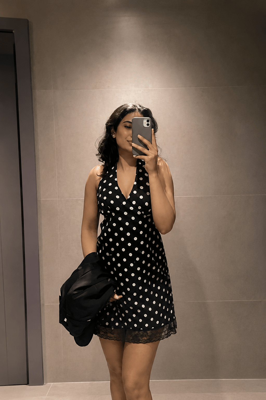 SOERA Sofia Backless Polka Dot Mini Dress - Dress - SOERA-908099-DEF-S-22211 S