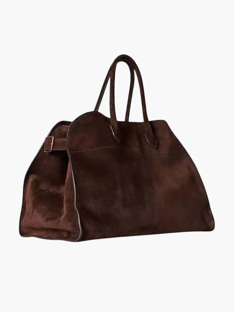 SOERA Henna Shopper Bag - Handbags - DBAD2-WK370001 Suede Brown