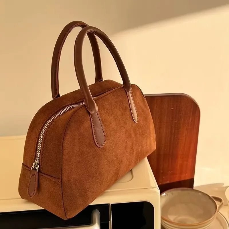 SOERA Jenny Suede Mini Bag - Handbags - 3256807951292876-;Dl1757549905549714319 Brown Regular
