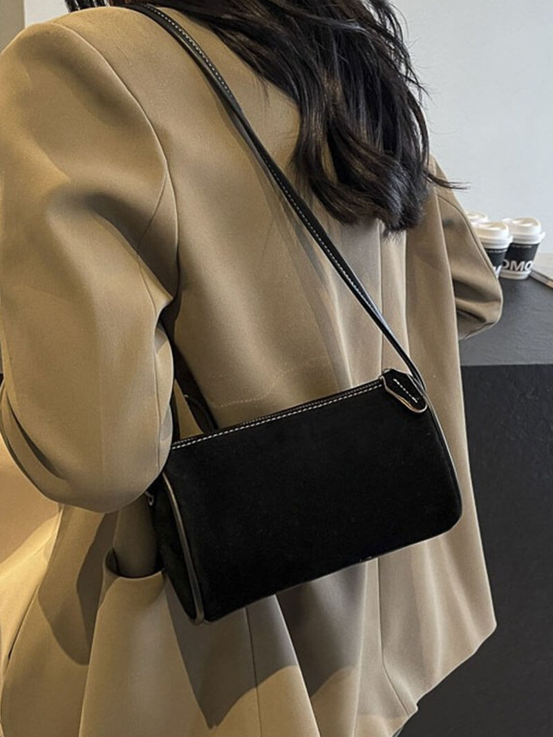 SOERA Lara suede bag - Handbags - Soera-Ruby-bag-sueden-black Black