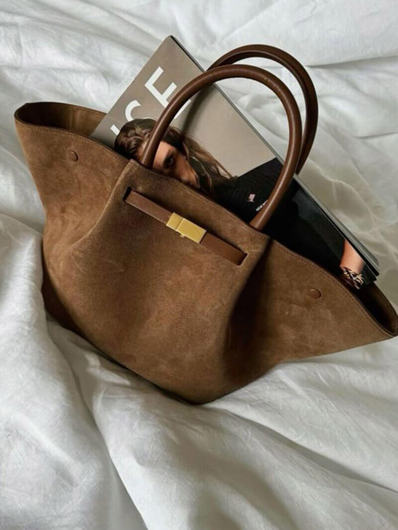 SOERA Melanie Suede Bag - Handbags - Soera-Melanie-bag-lightbrown Light Brown