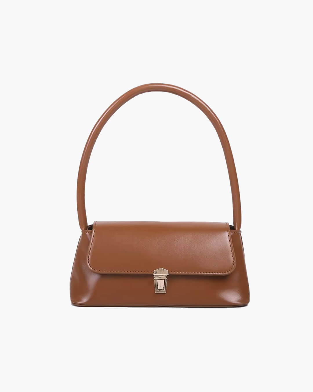 SOERA Tracy Leather Shoulder Bag - Handbags - 3256806228223707-;ES1754570365850452384 Brown