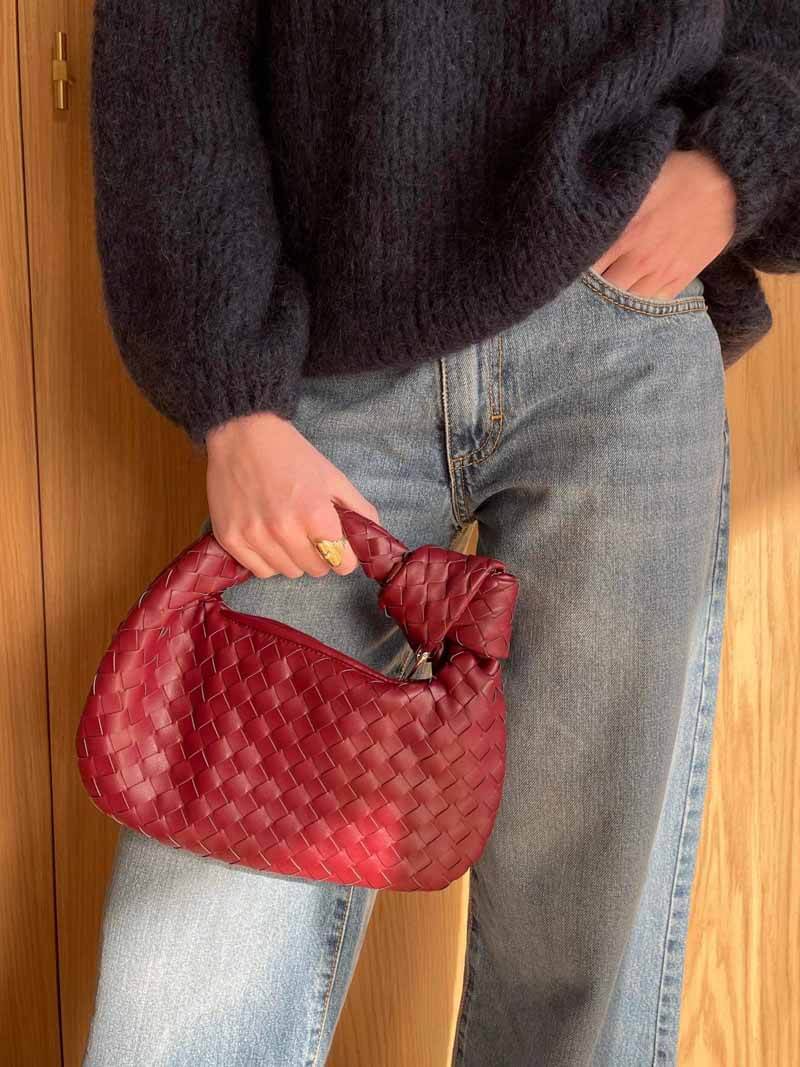 SOERA Woven bag mini - Handbags - DBAD2-QK389001 black