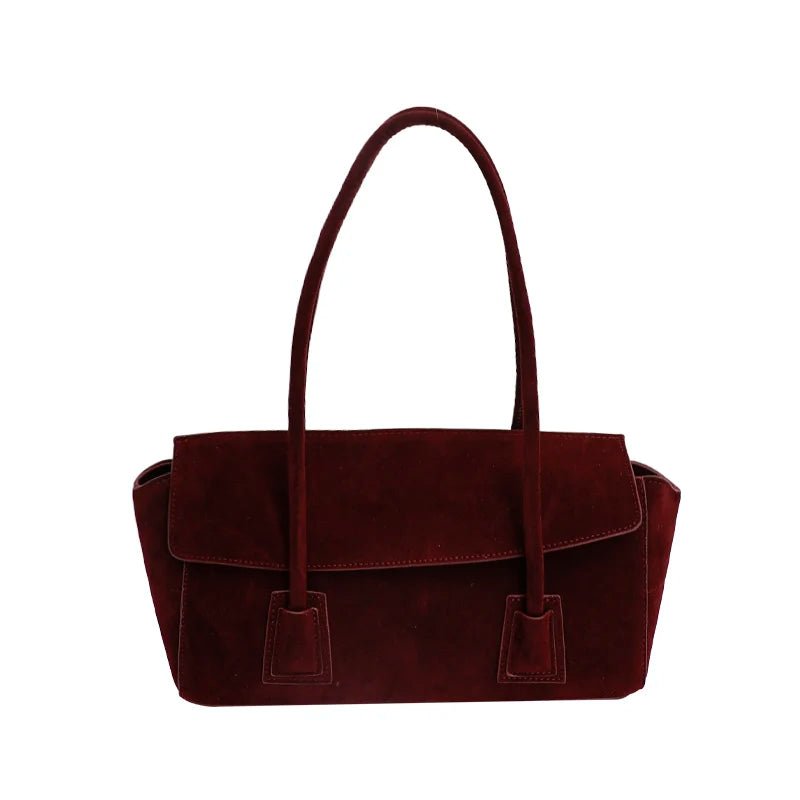 SOERA Yara Sequined Faux Suede Tote Bag - Handbags -  Brown