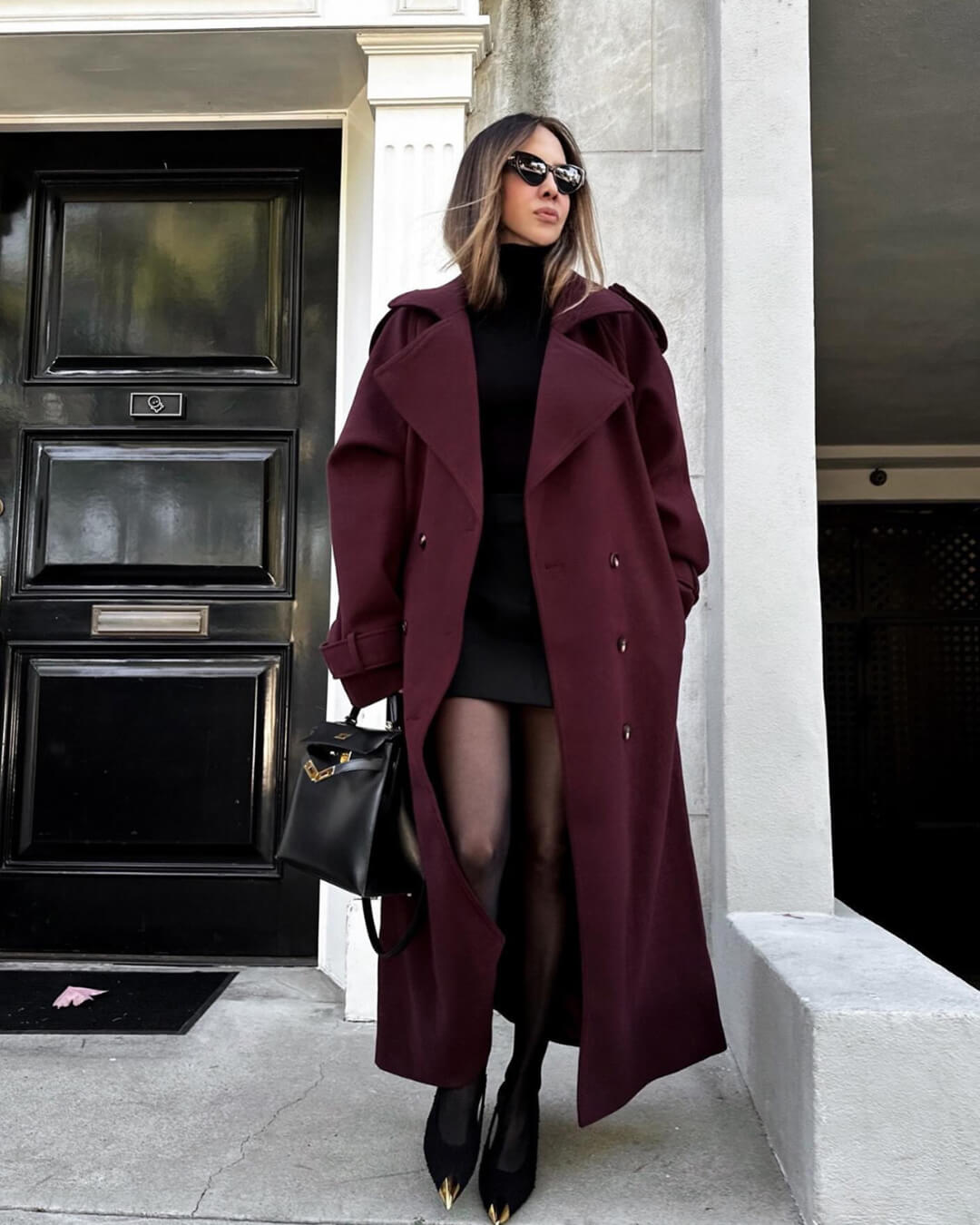 SOERA Alicia Autumn Winter Coat - Jackets -  Burgundy S