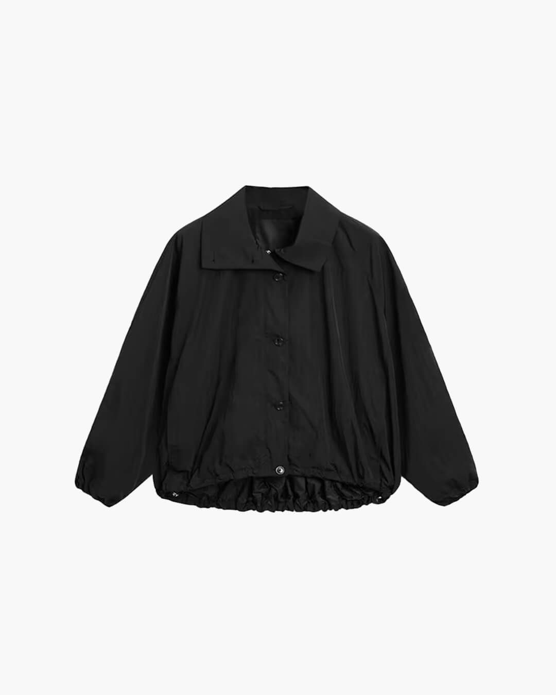 SOERA Clara High - Neck Bomber Jacket - Jackets - iF1765197968549272838 Black S