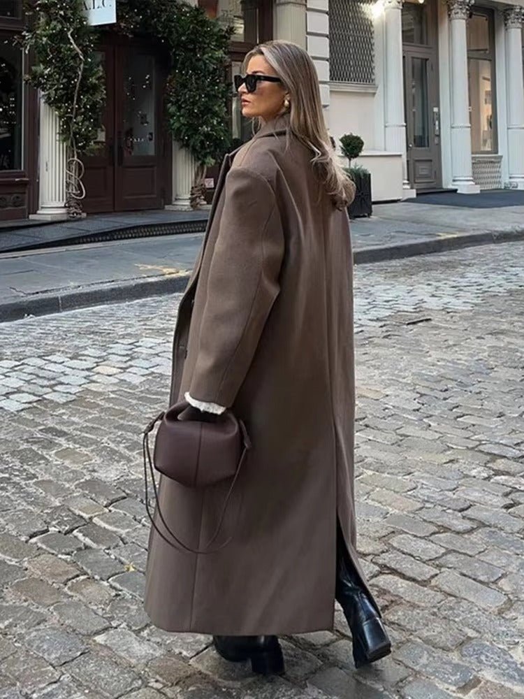 SOERA Nicole Maxi Coat - Jackets - Mv1763304746538363400 Brown S