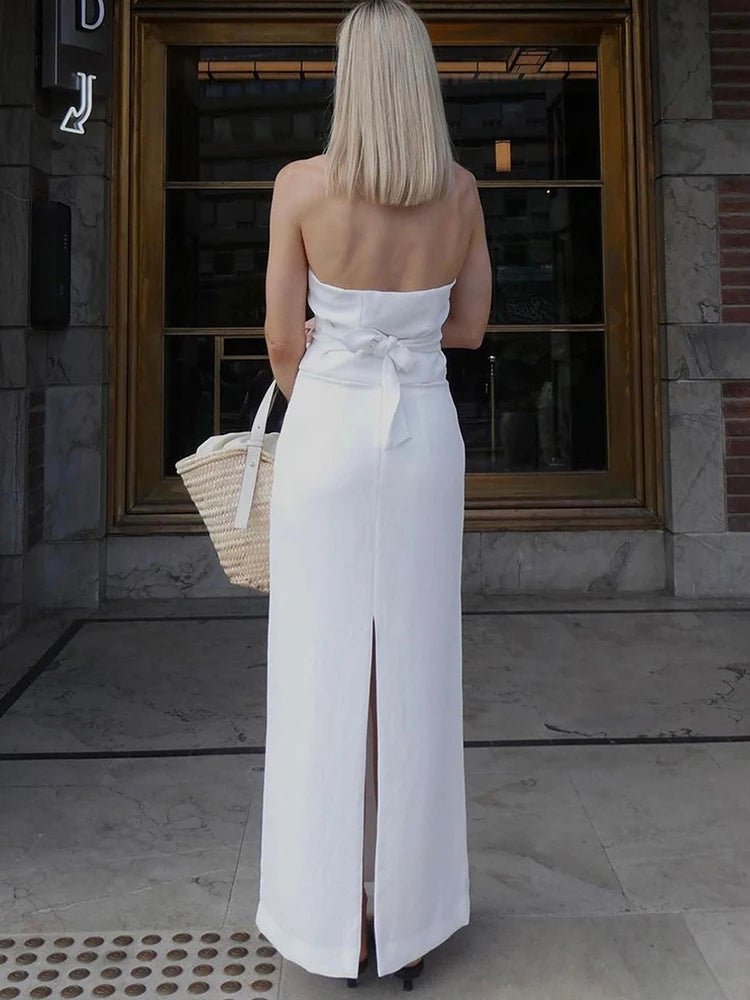 SOERA Lianna Halter Maxi Skirt Set - Matching Sets - 1005008735113023-;ei1771839650675889892 L