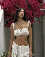Margot Bohemian Crop Top i maxi suknja