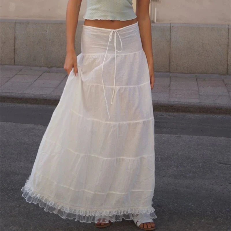 SOERA Sophia Lace Off-Shoulder Two-Piece Set - Matching Sets - SOERA-842819-WHI-M-96163 M