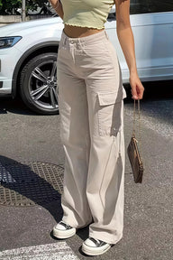 Bianca Pocket Cargo Straight hlače