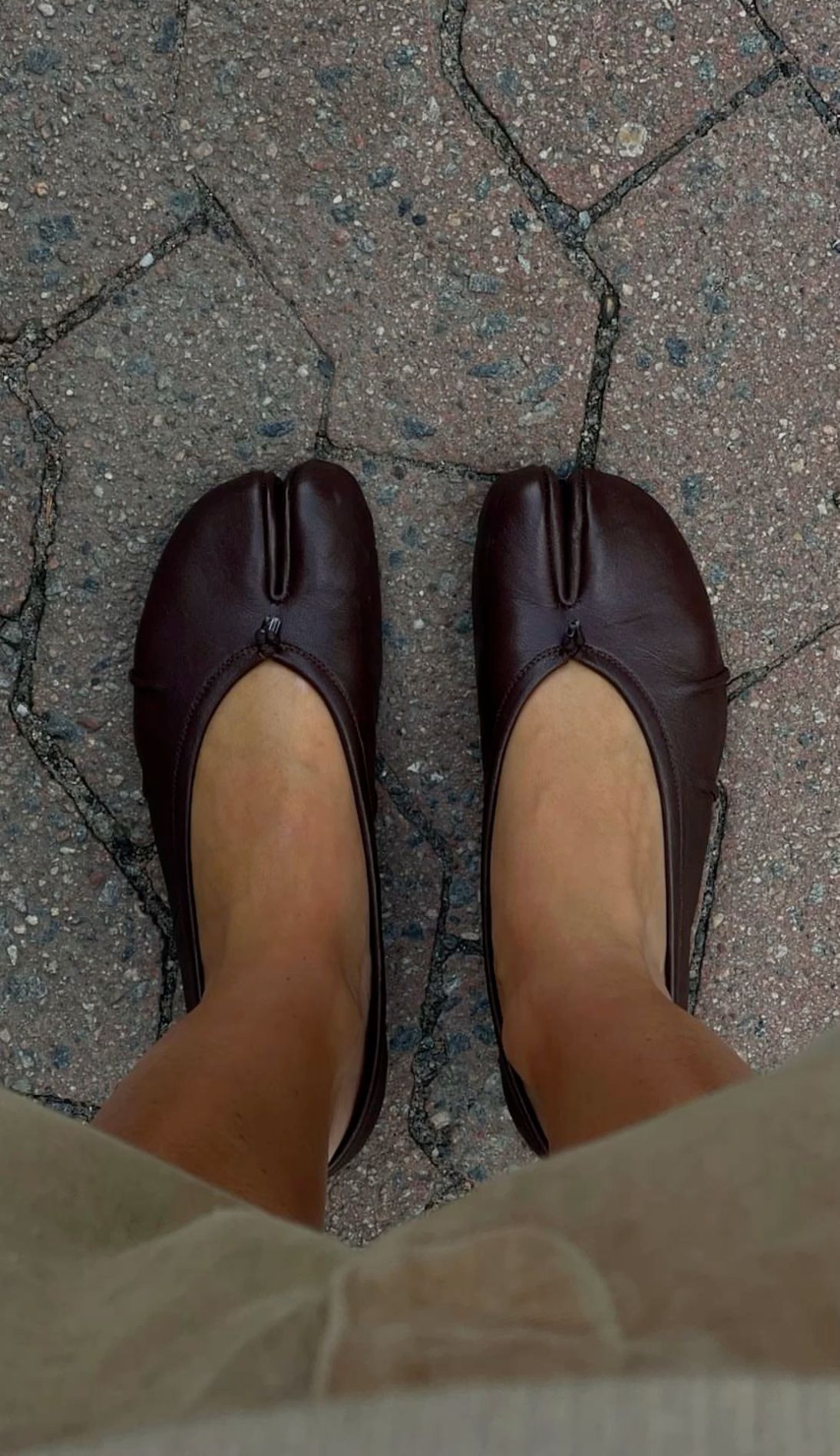 SOERA Bianca Split - Toe Leather Mules - Shoes -  Wine 36